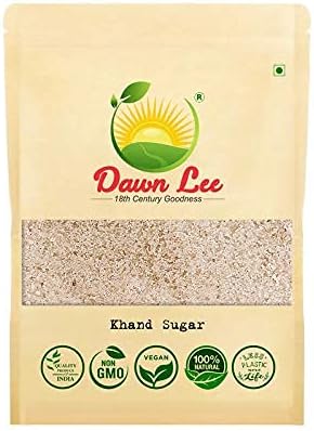 Veena Dawn Lee Khandsari Sugar Unrefined Desi Khand Muscovado Sugar (Neither Bleached nor Contains Harmful Chemicals and Additives) Resealable Pouch (10×500 Gm)
