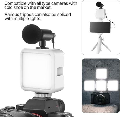 Image of Ulanzi VL49 Mini LED Video Fill Light, 2000mAh Rechargeable Camera Light | CRI95 Adjustable Brightness, Design with 3 Expansion Cold Shoes, White Lighting for Canon Photography Tiktok Live Stream