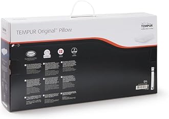 Tempur Original Pillow Medium Firmness, Ergonomic Memory Foam Neck Support Pillow For Larger Frames, For Side and Back Sleepers with Washable Cover, Extra-Large (61 x 31 x 13/10 cm)
