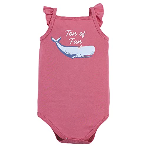 Image of Hudson Baby Unisex Baby Cotton Sleeveless Bodysuits