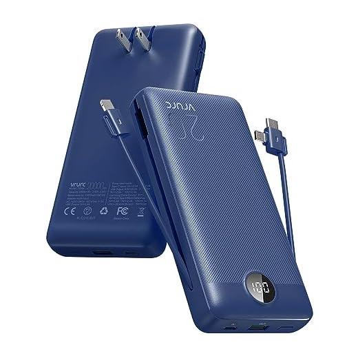 How does the usb charger work on luggage VRURC 20000mAh Fast Charging Power Bank