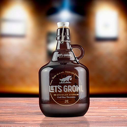 Growler Vidro 2L - Let`s Growl