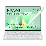 HUAWEI MatePad 11.5 S Tablet 12GB+256GB Pantalla PaperMatte 2.8 K 144 Hz, 8800 mAh Batería con 40 W Supercharge, WiFi 6+,...
