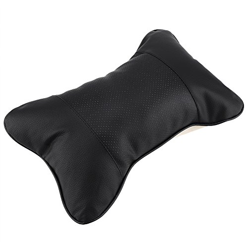 Almohada de apoyo para auto Jeanoko de cuero artificial miniatura 3