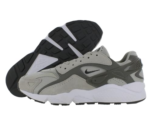 Nike Air Huarache Runner - Zapatillas para hombre (DZ3306-004, mineral de hierro claro/blanco/peltre plano/gris hierro), Mineral de hierro claro/blanco/peltre plano/gris hierro, 41 EU