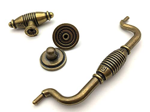 Poignee de commode bronze style ancien de qualite - 5