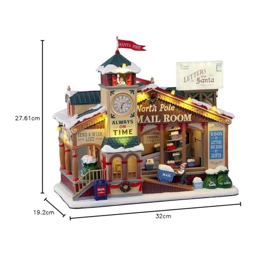 Lemax North Pole Mail Room, with 4.5V Adaptor #15733 by Lemax - Image 2