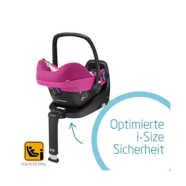 Maxi-Cosi Pebble Plus i-Size Babyschale, Gruppe 0+ Autositz für Babys, inkl. Sitzverkleinerer, nutzbar ab der Geburt bis… – Bild 6