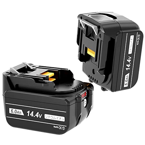 Amazon.co.jp: VANKO 互換 マキタ 14.4v バッテリー BL1460B 6.0Ah大