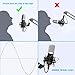 USB Podcast Condenser Microphone 192kHZ/24bit, UHURU Professional PC Streaming Cardioid Microphone Kit with Boom Arm, Shock Mount, Pop Filter and Windscreen, for Broadcasting, Recording, YouTube