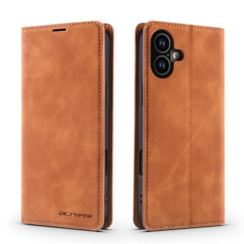 Coque iPhone 16 Plus avec fermoir magnétique et porte-cartes