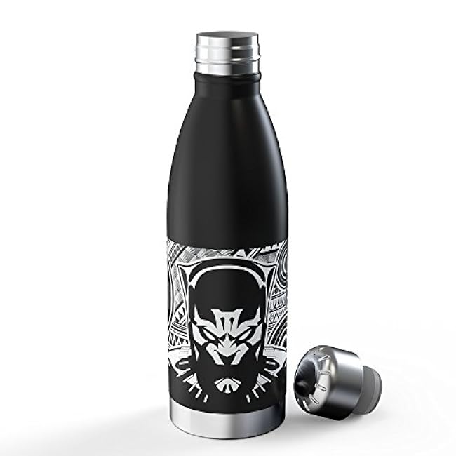 Zak Designs Marvel Comics Insulated Water Bottles Black Panther