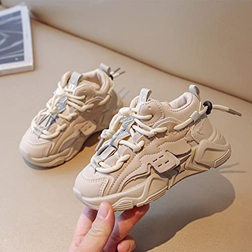 Fashion Spring and Summer Children Sports Shoes for Boys and Girls Thick Soles Non Slip Size 4 Baby Girl Shoes (White, 6-7 Years Little Child)4