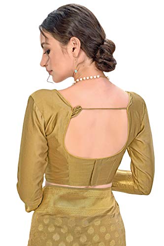 Glory Sarees Women's Kanchipuram Art Silk Saree With Blouse Piece