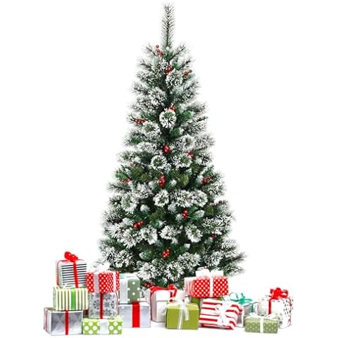 Sapin de Noël Artificiel GOPLUS 150CM Cover