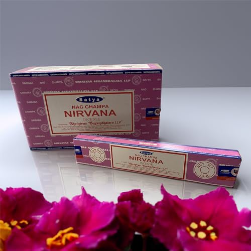 VIE Satya Incense Sticks, 4 Packs x 15g, with Incense Holder, Nirvana, Other Colour - Image 3