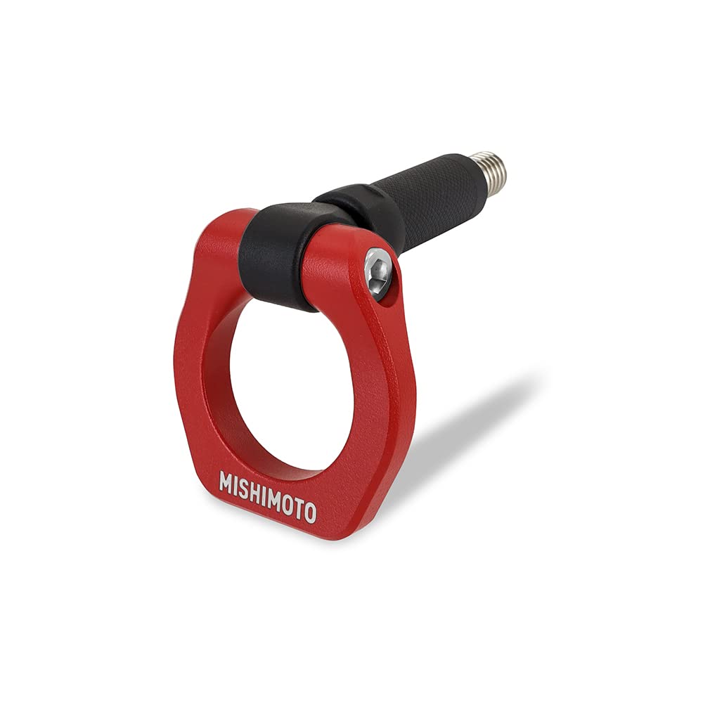 Mishimoto Racing Tow Hook, Front Compatible With BMW E36 1992-2003, Red