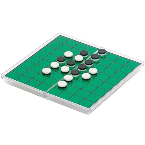 Mini juego de mesa Reversi magnético plegable miniatura 1