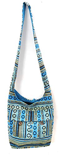 Image of SUVASANA Large Sling Shoulder Bag for Men Women Casual Comfortable Everyday Purse Travel Women's Cross-body Bags