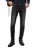 TEPPHAR-X L. 30 JEANS Diesel Mens Tepphar-X L.30 Jeans, Black Denim, 36