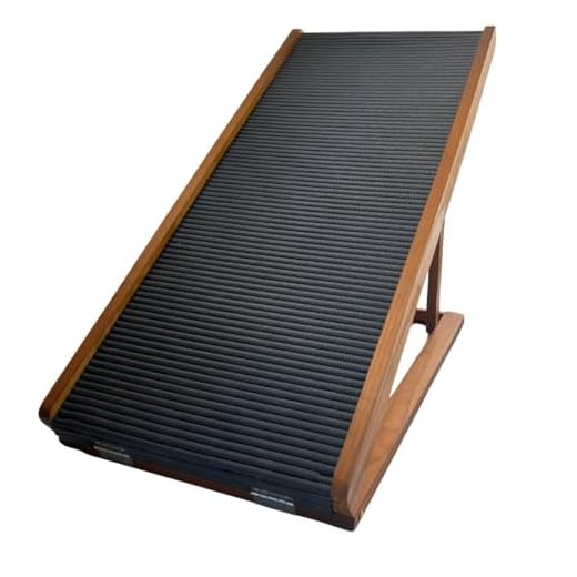 Rampa Pet Antiderrapante Média Ajustável Regulável Madeira Gato e Cachorro