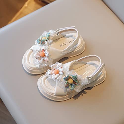 Beach Cute Flower Girls Non Slip Beach Shoes Girl Sandals Princess Children Soft Shoes Size 5 Toddler Girl Sandals2