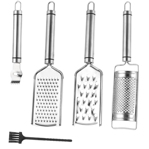 Set 5 Piezas Ralladores de Acero Inoxidable para Cocina miniatura 2