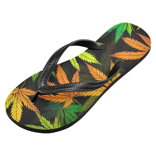 Summer Leaf Men's & Women's Classical Beach Rubber Sandal Flip Flop Comfortable Slipper 214B2754
