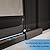 Royal Guard 24"-25.4" W x 72" H Frameless Pivot Shower Door,Swing Shower Glass Doors with 1/4"(6mm) Clear SGCC Tempered Glass,Reversible Installtion,Matte Black