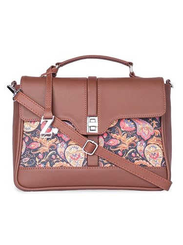 Image of ZOUK | Women's Vegan Leather | Stylish Handbag with Adjustable Strap, Top Handle |