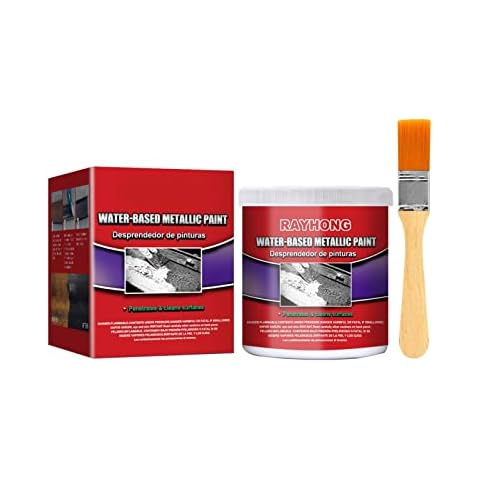 2 Set 100ML Water-based Metal Rust Remover With Brush,Maintenance Cleaner,Water-based Metallic Paint Rust Conversion Agent,High Protection Against Rust & Corrosion For Motorcycle Bicycle Car Chassis Cover