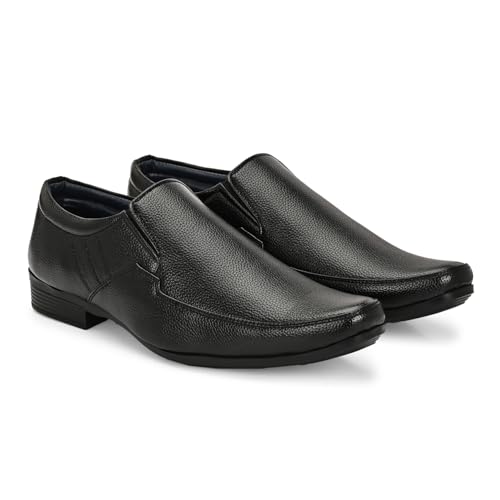 Image of Centrino Slip-On Men's Formal Shoe | Stylish with Soft Cushioned Insole | Sleek Slip-On Design for Formal Look | Durable with Anti-Skid Sole | Ideal for Office Wear (9287)