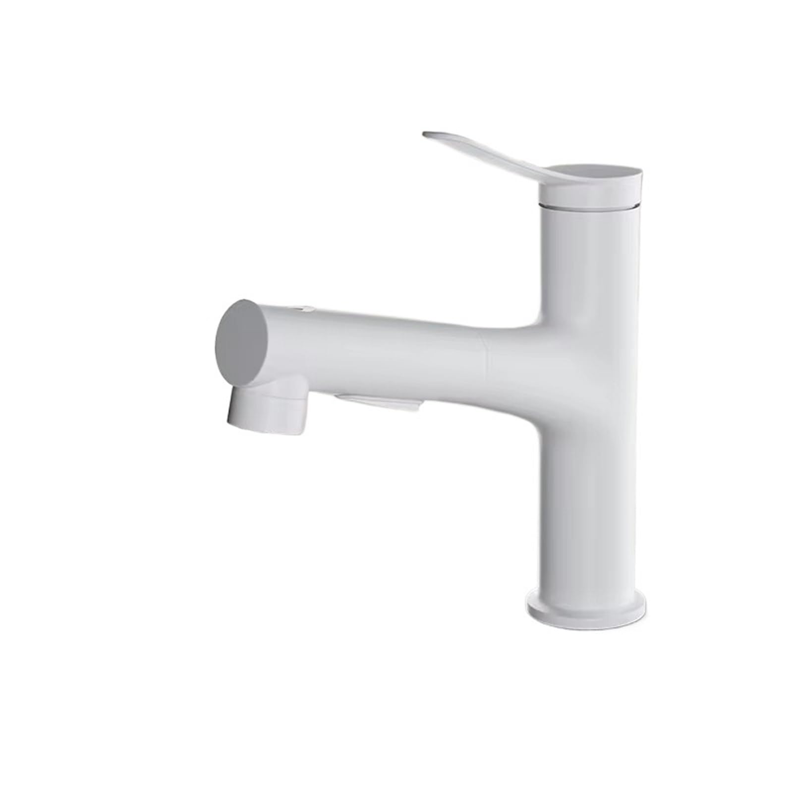 Lizhayg Color1 Pull Out Kitchen Tap Bathroom Sink Pull-Out Hot And Cold Water Mixer Faucet For Grey/Chrome 3 Functions Mouthwash Deck Mount(Color1)