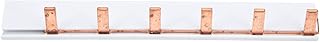 Buss Bar Power Distribution Block Bus Bar Combing Terminal Block Pure Copper PVC for Schools Hospitals Hotels Home(02)