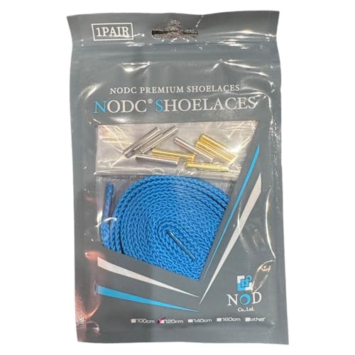 [NODC] HOLLOW STONE �V���[���[�X SHOELACES �C�R 120cm 140cm 160cm ���n �C�Ђ� ���R �����`�b�v �z���E�X�g�[�� (120cm ���C�g�u���[)