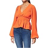 GZGZ 2022 Damen Halloween Sweatshirt Loose Longshirt Lässige Blusen Leisure Tops Summer Sexy Spitze Teenager Pullover Tägliche Sweatshirt Casual Loose Fit Long