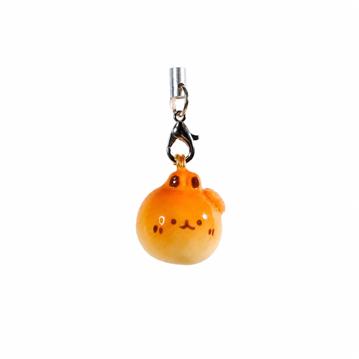 Orange cat clay phone charm | Clay-picture-17