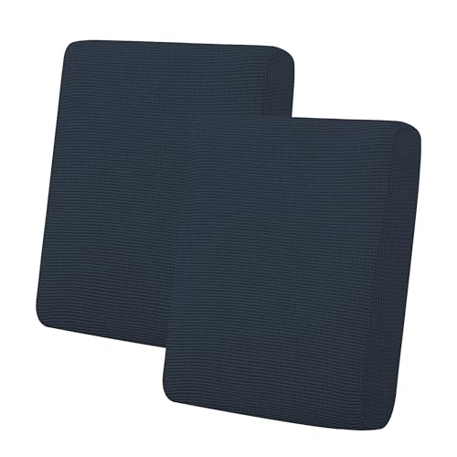 Image of Easy-Going Stretch 2 Pieces Loveseat Couch Cushion Cover for 2 Seat