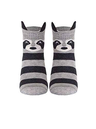 Conte Kids Tip-Top Cotton Soft Breathable Durable Multicolor All-Season Cute Crew Girls Socks Size 18 (Fits Shoe 10,5-12,5)3