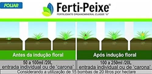 UNITED ARAB EMIRATES Ferti-Peixe Fish Based Liquid Organic Fertilizer, 4L Approved By MOCCAE Best Choice Of Organic Growers for outdoor and indoor plants, Made In Brazil