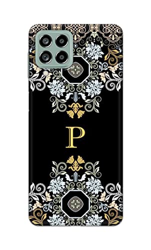 Image of Printed Hard Back Cover Case for Samsung Galaxy M53 5G Back Cover (Alphabet P) -1803