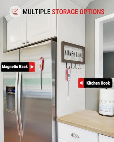 Image of LABART ThermoPro TP15 Digital Meat Thermometer Waterproof Cooking Thermometer with Long Probe Instant Read Meat Thermometer for Smoker Grilling Oven BBQ Kitchen Food Candy