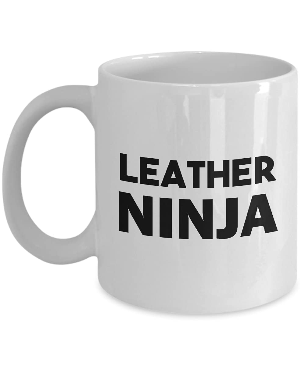 Leathercraft Coffee Mug Tea Cup - 11oz Novelty - Leather Crafting Professional Hobby Themed Gifts for Leather Ninja Maker Crafter Artist Funny Cute Gag Idea