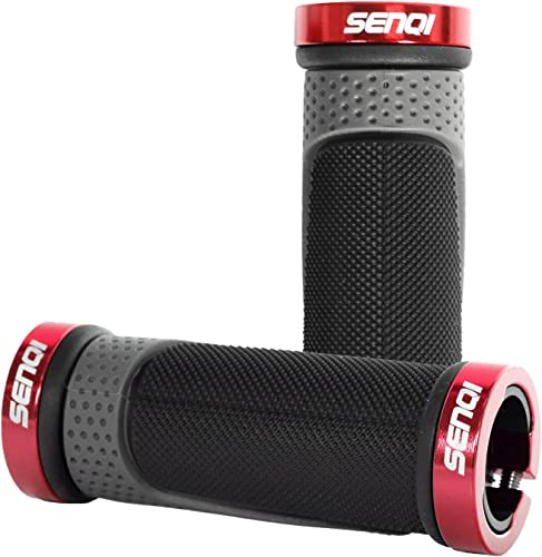 SENI Bike Grips Lightweight 130mm & 90mm Bicycle Grips Fit 22.2mm Handlebar Anti-Slip Suitable for Multi-Speed Mountain BMX Bikes - Image 3