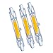 R7S LED 118mm Dimmbar , 30W R7S LED COB Glühbirnen Bulbs, R7S LED Stablampe 118mm Natürliches Weiß 4000K, R7S LED Leuchtmittel 1200LM, 360° Strahlbeleuchtung, AC 220-240V, 3er-Pack