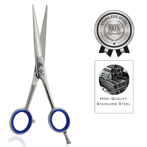 GLORY Professional Hair Cutting Scissors 6.5 Inches, Premium Stainless Steel Barber Scissors & Hair Shears, Razor Edge Salon Haircut Scissors for Men, Women & Kids, Ergonomic Design with Sharp Blades - Image 6