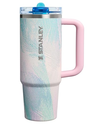 Image of STANLEY Quencher ProTour Flip Straw Tumbler with Leakproof Lid 30 oz | Built-In Straw & Handle | Cupholder Compatible for Travel | Insulated Stainless Steel Cup | BPA-Free | Sea Glass Plume