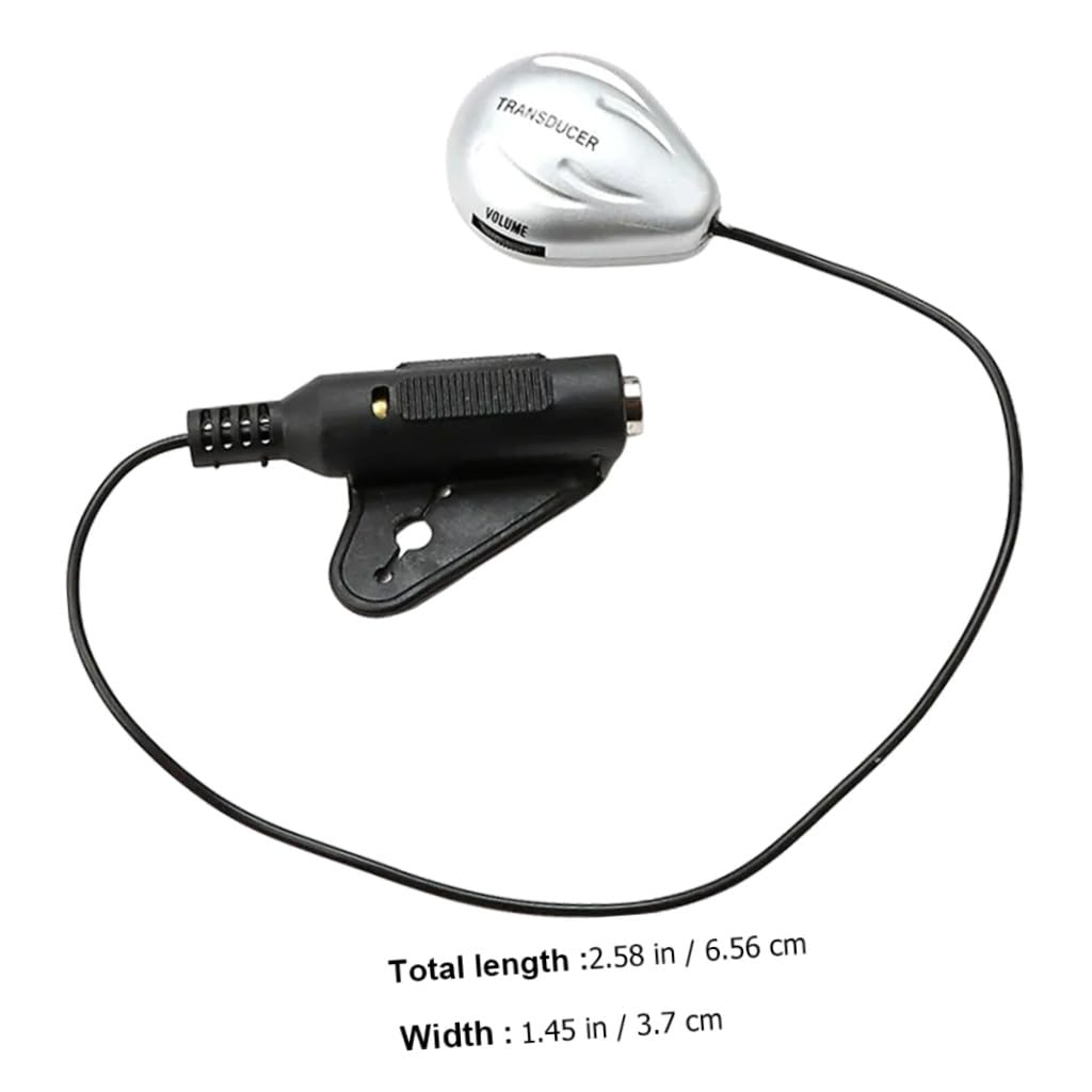 HEMOTON 4stücke Guitar Pickup Akustikgitarren-transducer Mit Lautstärkeregelung Für Balladen Und Klassische Musik Langlebig Und Tragbar Für Flexiblen