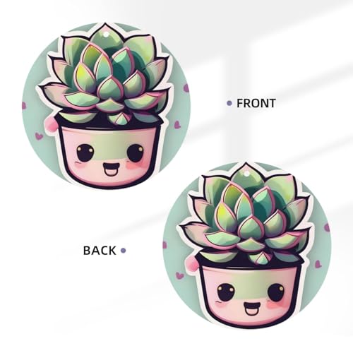 Hojas aromáticas Smiling Succulents para auto miniatura 3