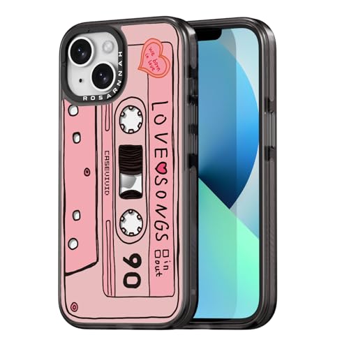 Coque iPhone 13 esthétique et tendance avec bande adhésive amusante pour le quotidien